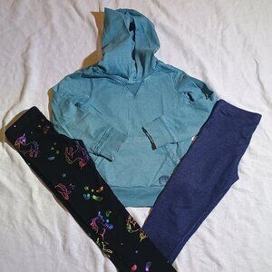 Wonder Nation & OshKosh / 3 Pc Clothing Bundle / Girls / Size 6 6X / Black Turqu